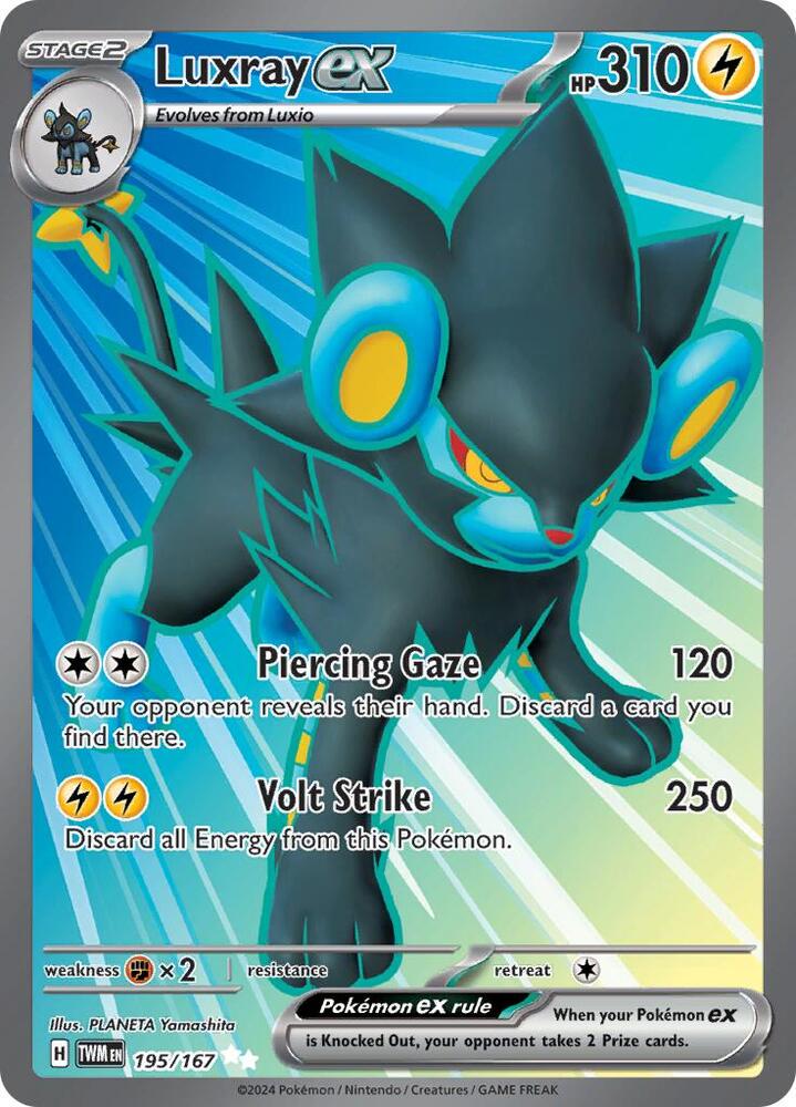 Luxray ex - 195/167 | Ultra Rare | (TWM | SV06: Twilight Masquerade)