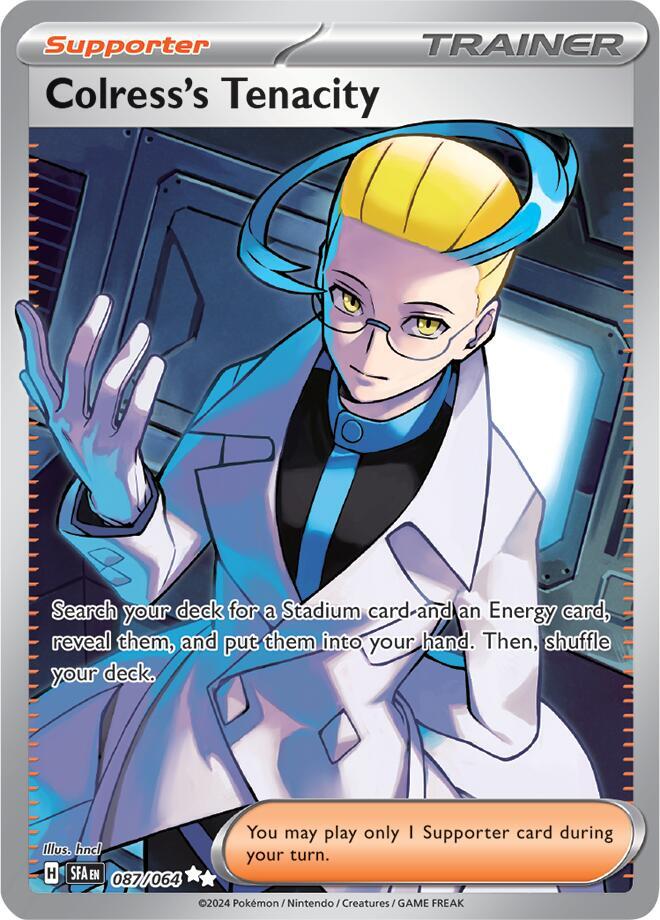 Colress's Tenacity - 087/064 | Ultra Rare | (SFA | SV: Shrouded Fable)