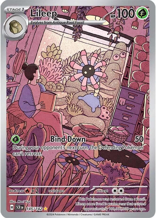 Lileep - 145/142 | Illustration Rare | (SCR | SV07: Stellar Crown)
