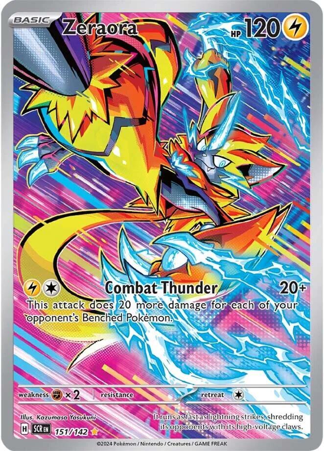 Zeraora - 151/142 | Illustration Rare | (SCR | SV07: Stellar Crown)
