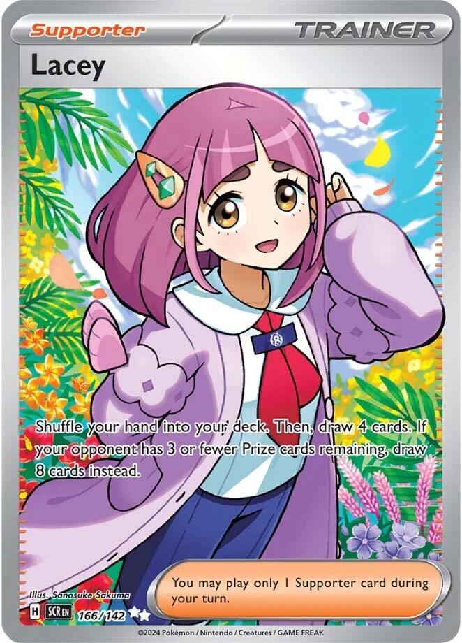 Lacey - 166/142 | Ultra Rare | (SCR | SV07: Stellar Crown)