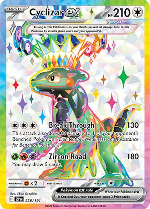 Cyclizar ex - 228/191 | Ultra Rare | (SSP | SV08: Surging Sparks)