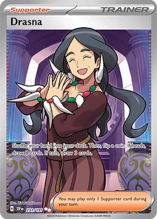 Drasna - 231/191 | Ultra Rare | (SSP | SV08: Surging Sparks)