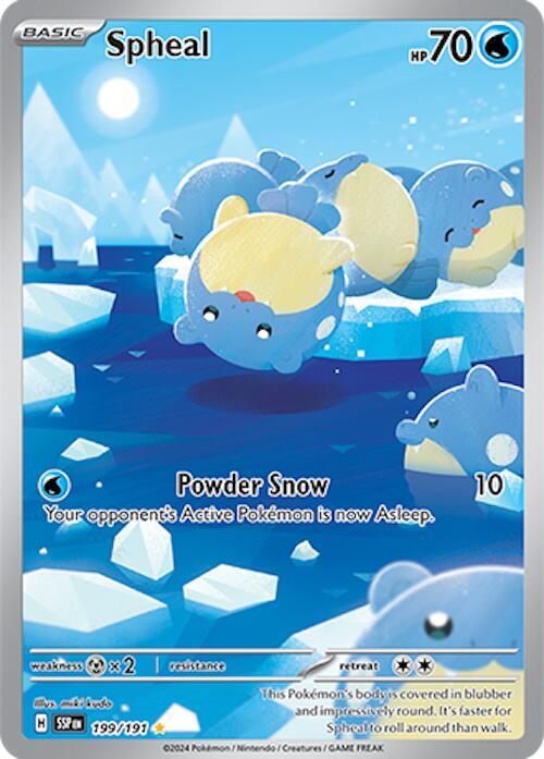 Spheal - 199/191 | Illustration Rare | (SSP | SV08: Surging Sparks)