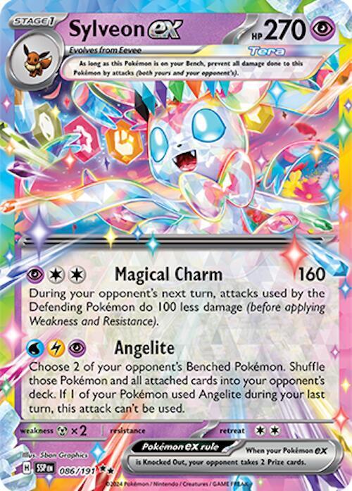 Sylveon ex - 086/191 | Double Rare | (SSP | SV08: Surging Sparks)