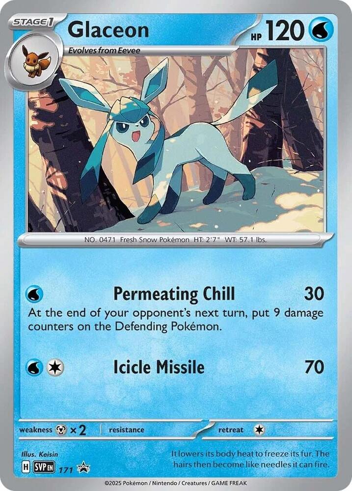 Glaceon (Cosmos Holo) - 171 | Promo | (SVP | SV: Scarlet & Violet Promo Cards)