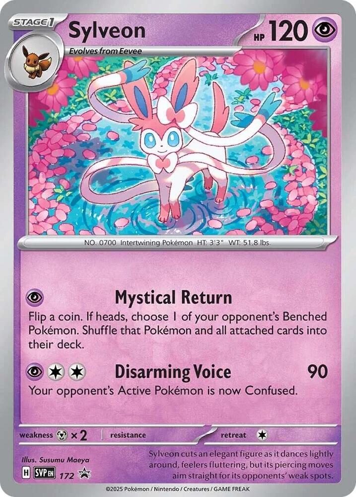Sylveon (Cosmos Holo) - 172 | Promo | (SVP | SV: Scarlet & Violet Promo Cards)