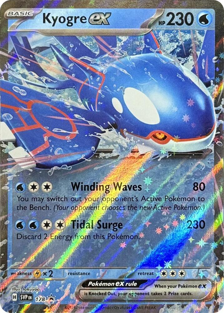 Kyogre ex - 178 | Promo | (SVP | SV: Scarlet & Violet Promo Cards)