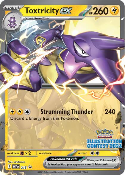Toxtricity ex (Illustration Contest 2024) - 215 | Promo | (SVP | SV: Scarlet & Violet Promo Cards)