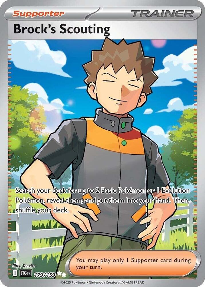 Brock's Scouting - 179/159 | Ultra Rare | (JTG | SV09: Journey Together)