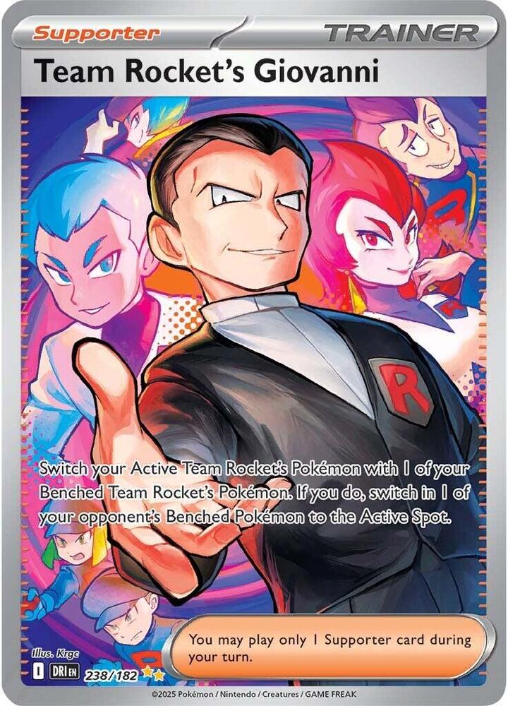 Team Rocket's Giovanni - 238/182 | Special Illustration Rare | (DRI | SV10: Destined Rivals)