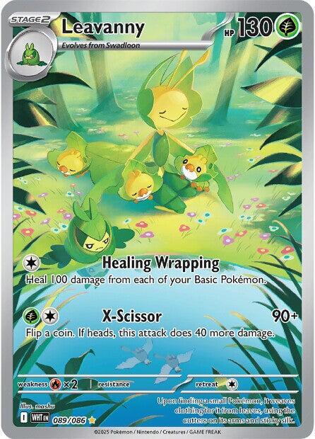 Leavanny - 089/086 | Illustration Rare | (WHT | SV: White Flare)