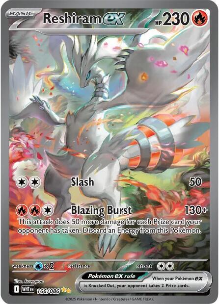 Reshiram ex - 166/086 | Special Illustration Rare | (WHT | SV: White Flare)