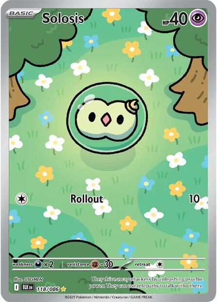Solosis - 118/086 | Illustration Rare | (BLK | SV: Black Bolt)