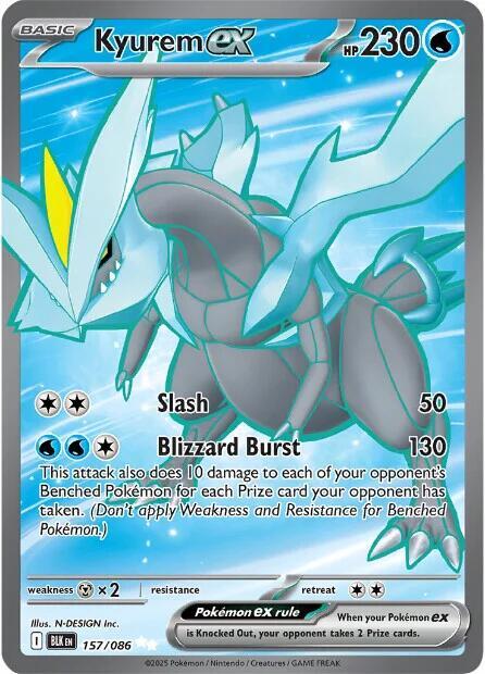 Kyurem ex - 157/086 | Ultra Rare | (BLK | SV: Black Bolt)