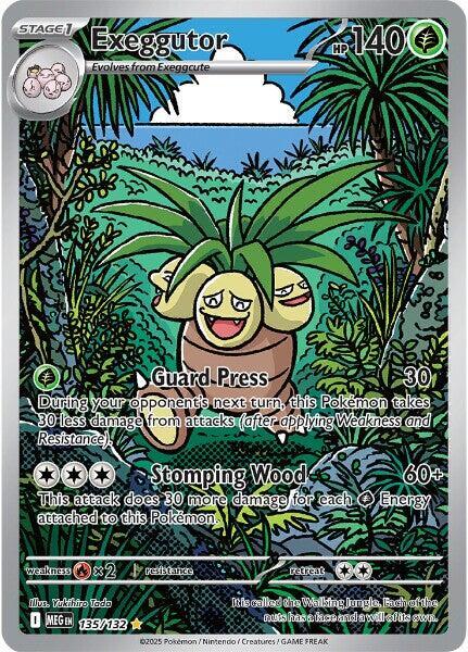 Exeggutor - 135/132 | Illustration Rare | (MEG | ME01: Mega Evolution)