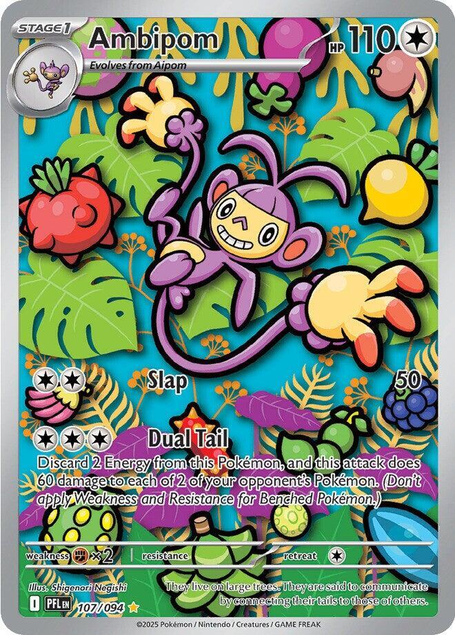 Ambipom - 107/094 | Illustration Rare | (PFL | ME02: Phantasmal Flames)