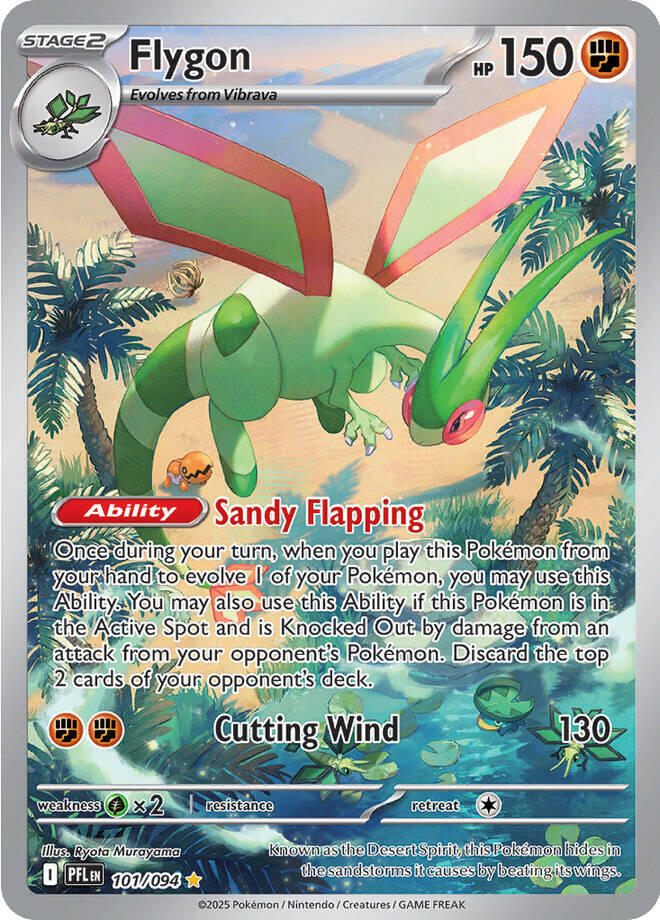 Flygon - 101/094 | Illustration Rare | (PFL | ME02: Phantasmal Flames)