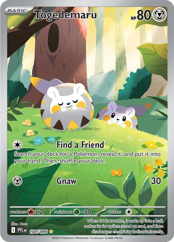Togedemaru - 104/094 | Illustration Rare | (PFL | ME02: Phantasmal Flames)
