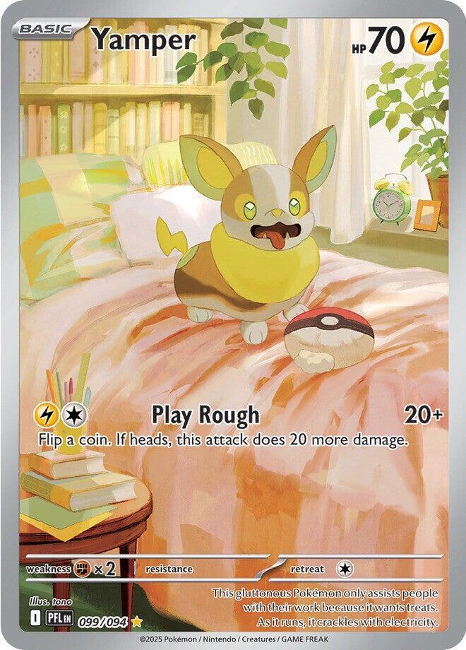 Yamper - 099/094 | Illustration Rare | (PFL | ME02: Phantasmal Flames)