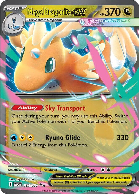 Mega Dragonite ex - 152/217 | Double Rare | (ASC | ME: Ascended Heroes)