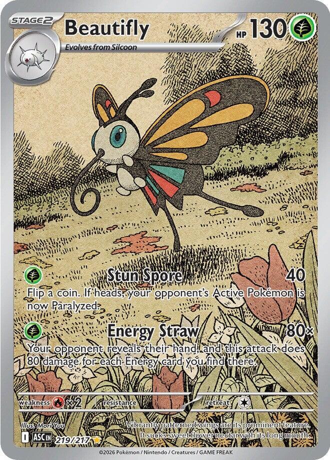 Beautifly - 219/217 | Illustration Rare | (ASC | ME: Ascended Heroes)