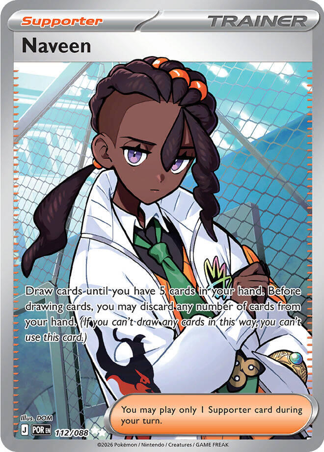 Naveen - 112/088 | Ultra Rare | (POR | ME03: Perfect Order)
