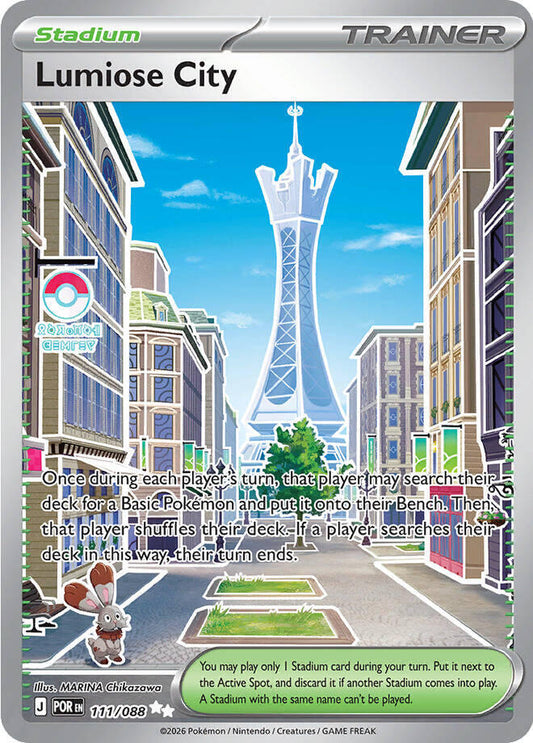 Lumiose City - 111/088 | Ultra Rare | (POR | ME03: Perfect Order)
