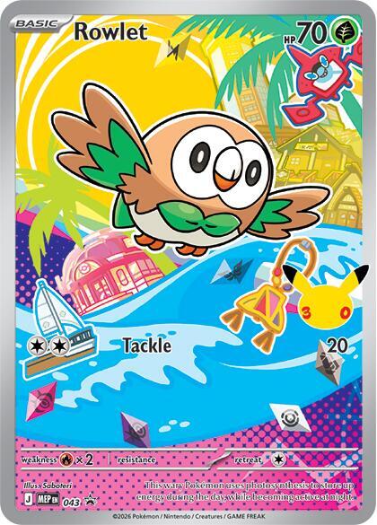 Rowlet - 043 | Promo | (MEP | ME: Mega Evolution Promo)