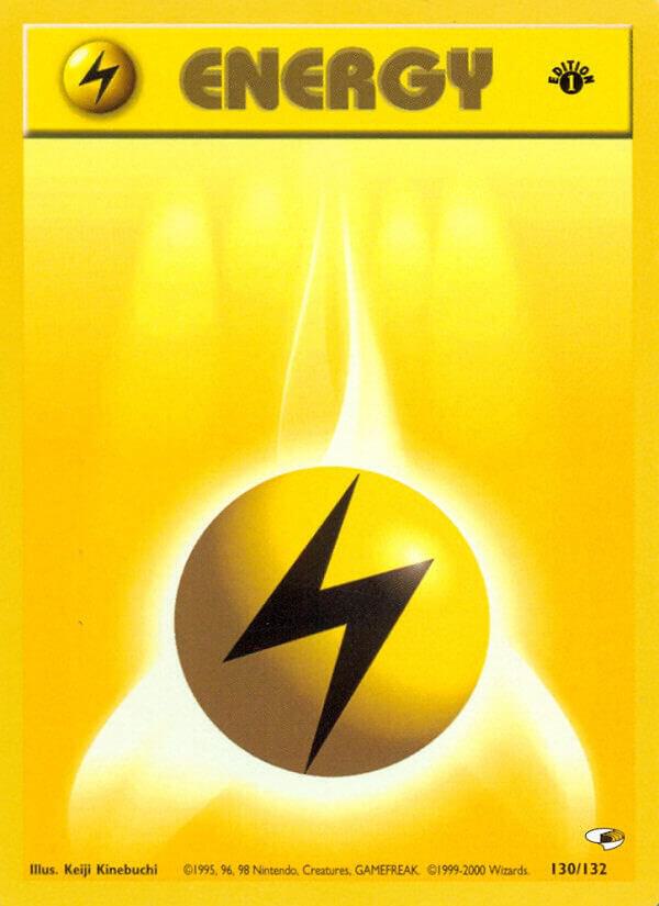 Lightning Energy - 130/132 | Common | (G1 | Gym Heroes)