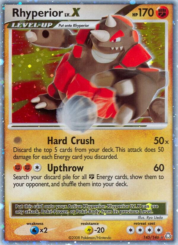 Rhyperior LV.X - 145/146 | Ultra Rare | (LA | Legends Awakened)