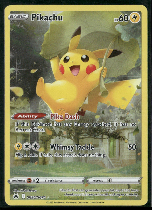 Pikachu Ultra Rare Crown Zenith: Galarian Gallery CRZ:GG GG30/GG70 NM