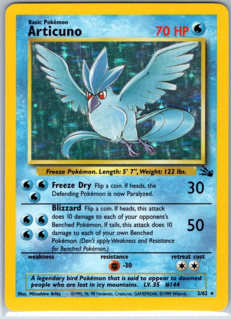 Articuno (2) - 02/62 | Holo Rare | (FO | Fossil)