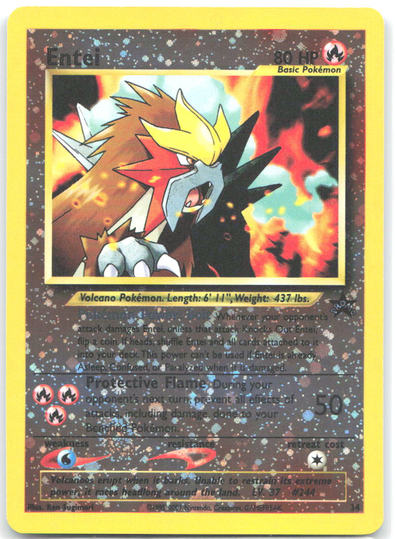 Entei - 34/53 | Promo | (PR | WoTC Promo)