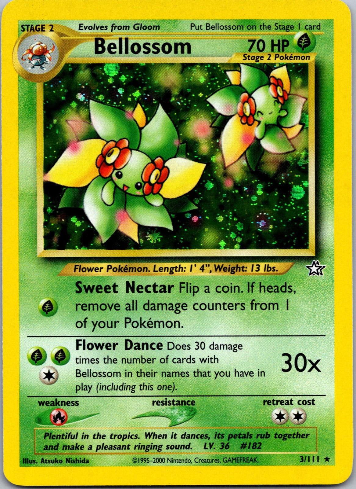 Bellossom - 003/111 | Holo Rare | (N1 | Neo Genesis)