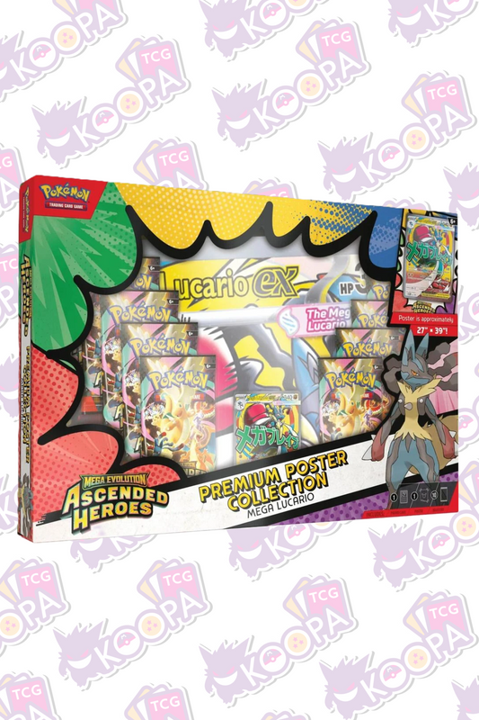 Pokemon TCG: Ascended Heroes Premium Poster Collection: Mega Lucario
