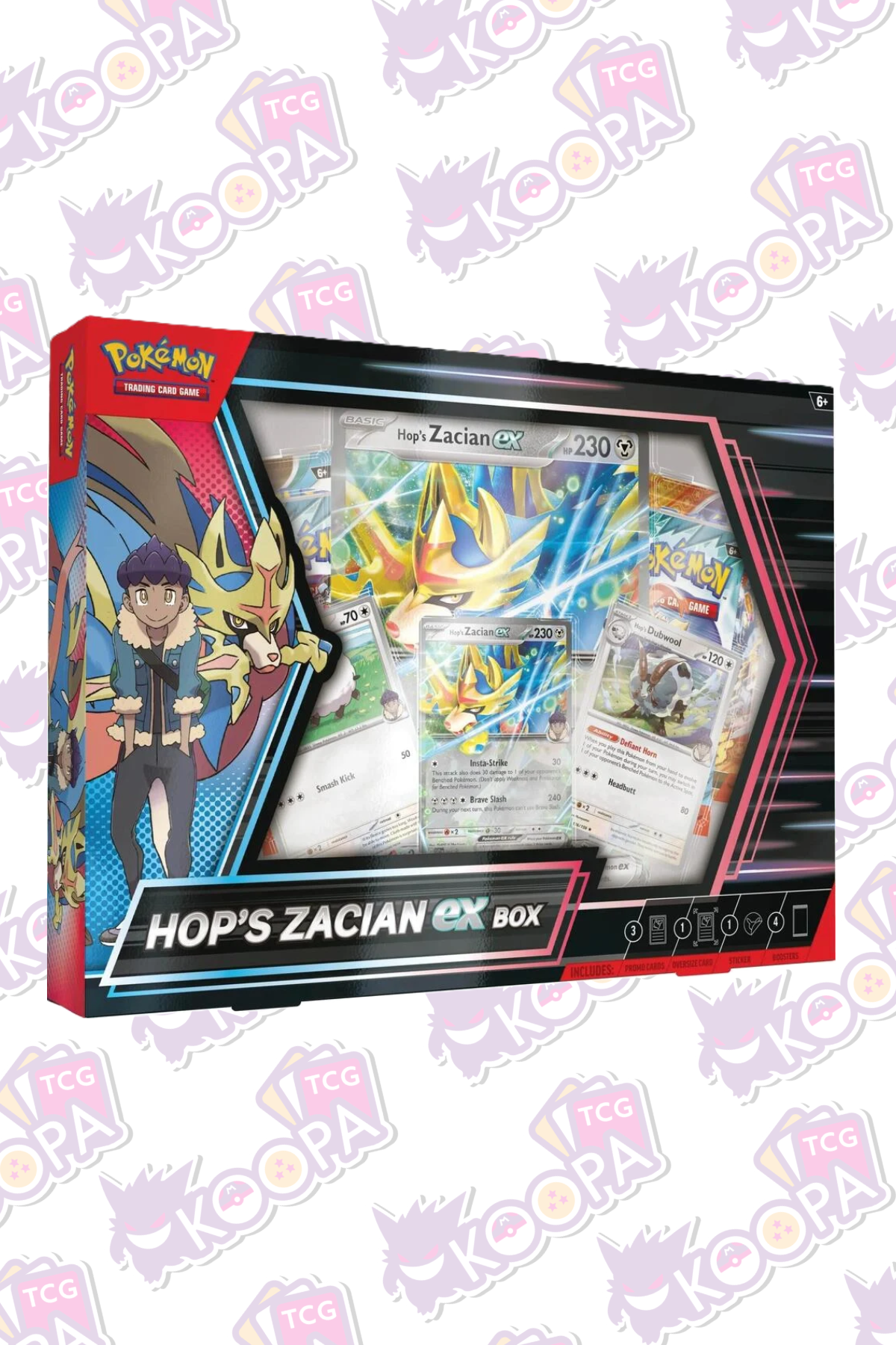 Pokemon TCG: Hop's Zacian ex Box