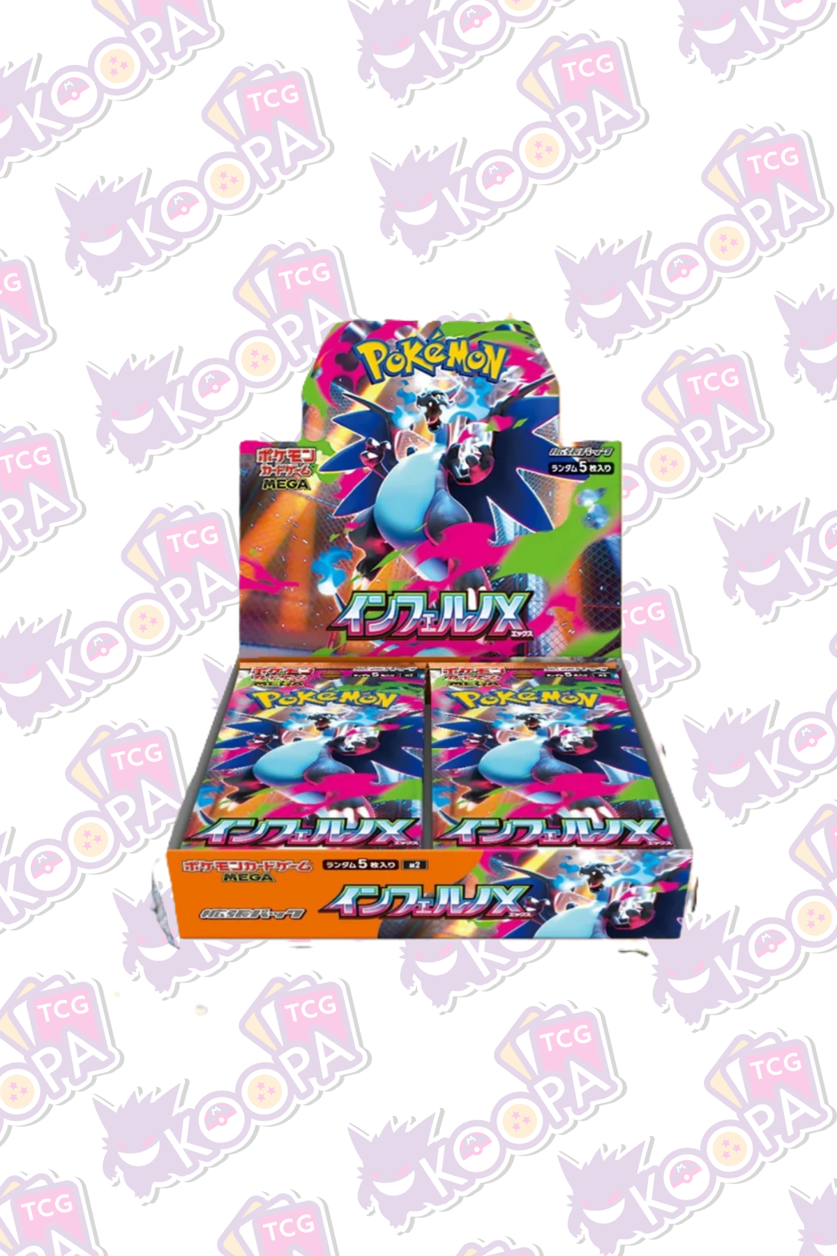 Pokemon TCG Japanese: Inferno X Booster Box (M2)