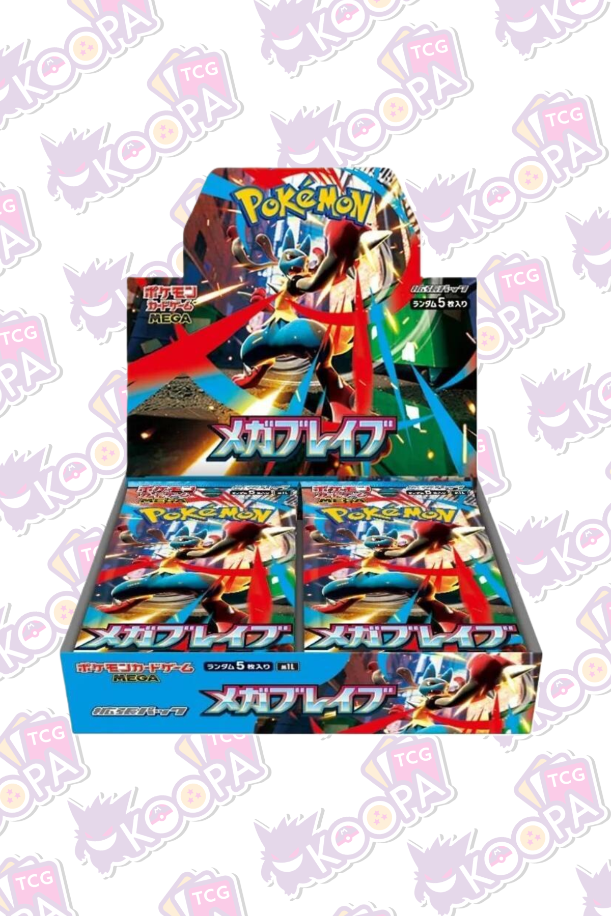 Pokemon TCG Japanese: Mega Brave Booster Box (m1L)