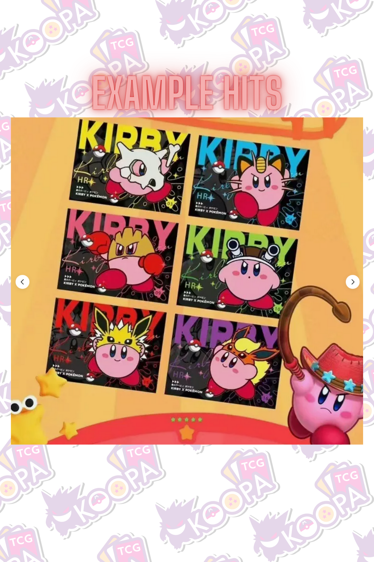 Moon Card Kirby Super Star Booster Box