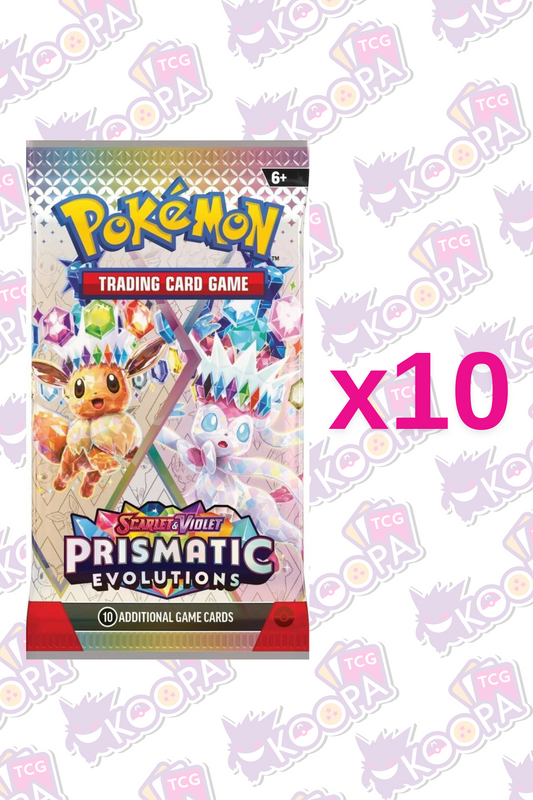 Pokemon TCG: 10x Prismatic Evolutions Booster Packs