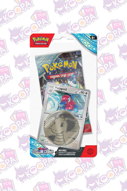 Pokemon TCG: Stellar Crown Single Pack Blister [Horsea or Porygon2]