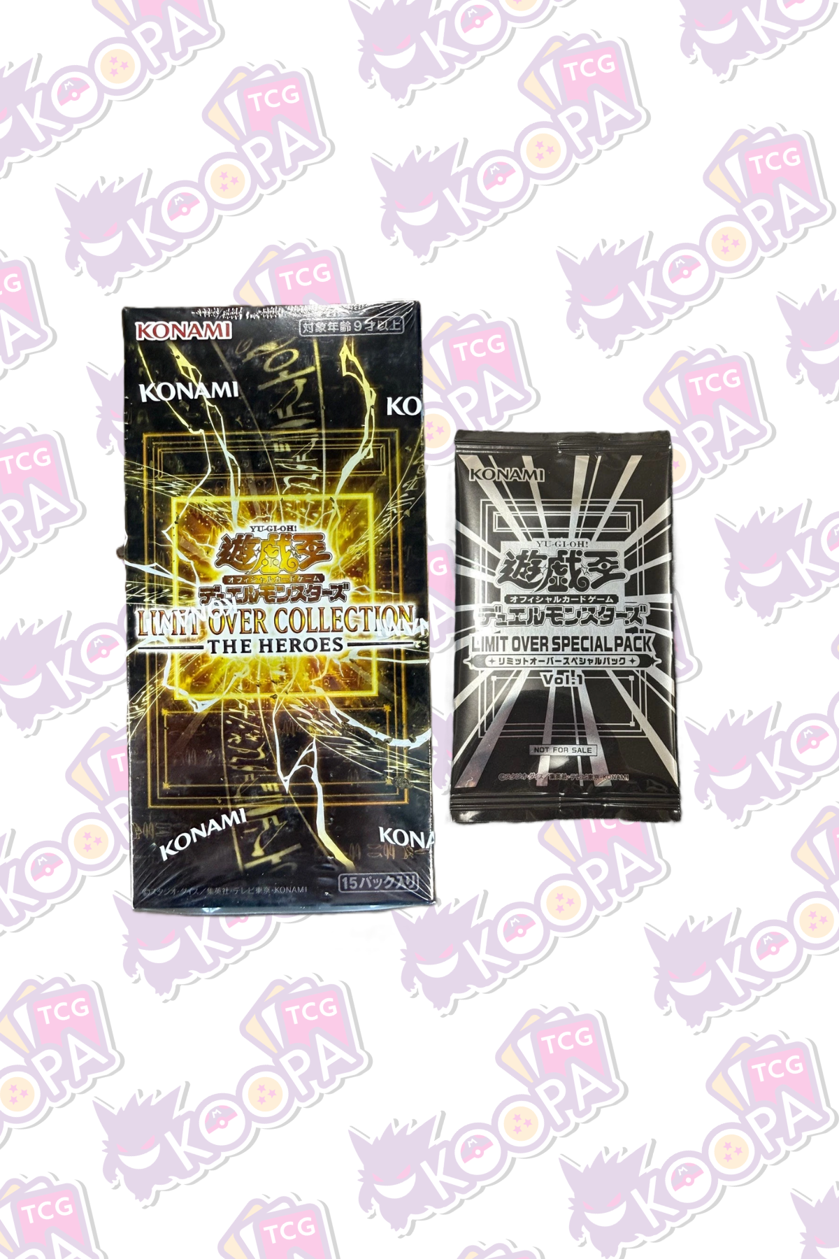 Yu-Gi-Oh! Limit Over Collection: The Heroes 1x Booster Boxes & 1x Limit Over Special Pack (Japanese)